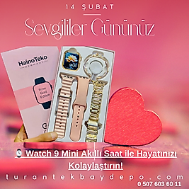 Kadın Akıllı Saat Smart Watch G9 Mini Kuğu Bileklik Hediyeli Ios ve Android Uyumlu 38mm 2.2inç