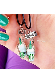 Starbuck Best Friends Kolye 2'li Arkadaşlık Kolyesi