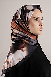 DESENLİ FRANSIZ İPEĞİ EŞARP DESEN-1