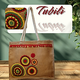 JÜT ÇANTA (DANTEL MOTİFLİ)