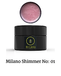 Milano Builder Cover Shimmer Simli UV Jel No: 001