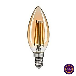 Ldk-34 6w E14 C35 Bal Cam 2500k Gün Işığı (10 Adet)