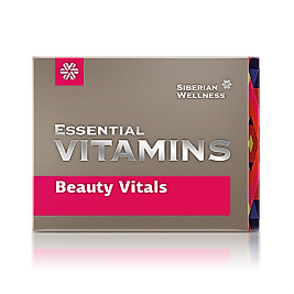 Essential Vitamins Beauty Vitals / Güzellik Vitaminleri. Multivitamin, Taurin ve Koenzim Q10 Içeren Takviye Edici Gida