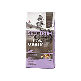 Spectrum Low Grain Somonlı, Hamsili & Kızılcıklı Kısırlaştırılmış Yetişkin Kedi Maması (2 kg)