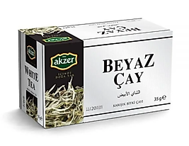 Akzer Beyaz Çay 20 Süzen  Poşet Çay