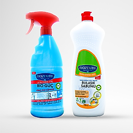 BIOZENITH 2'Lİ FIRSAT PAKETİ (BIO GÜÇ MAVİ + BULAŞIK SABUNU)
