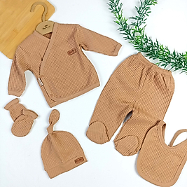 Petek Organic 5 Parça Yeni Doğan Takımı