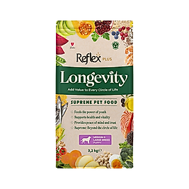 Reflex Plus Longevity Orta ve Büyük Irk Yavru Köpek Maması 3,2 kg