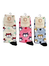 Kadın Calzemanıa Çorap 36 Adet