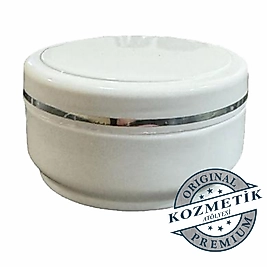 Şeritli 50 cc Boş PP-Krem-Kozmetik Kutusu