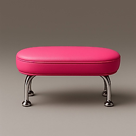 Senail Manikür Kol Dayama | Krom Ayak | Premium Model | Fuşya Pembe Tasarım