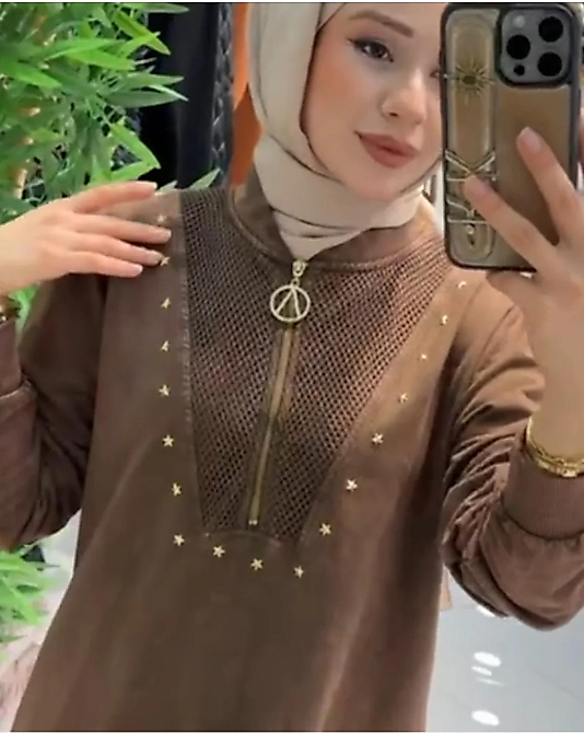 file detaylı elbise