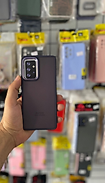Samsung Galaxy A52 Derin Mor Mat Soft Telefon Kılıfı
