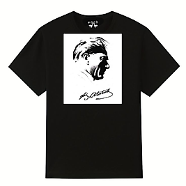 WACH KİŞİYE ÖZEL T SHIRT ATATÜRK  SİYAH 02