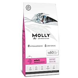Molly Somonlu ve Karidesli Açık Yetişkin Kedi Maması 1Kg