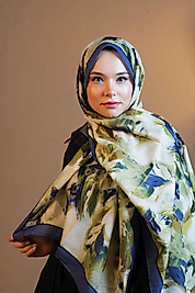 Desenli Pamuk İpek Şal