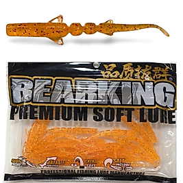 Katta Bearking Lrf Silikon Yem 6,5 cm 20 Adet (Turuncu Simli)