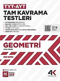 4K Yayınları AYT TYT Geometri Tam Kavrama Testleri 2025 2026 Yeni Baskı Sezon