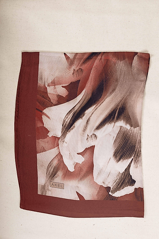 FLOOR İPEK ŞAL İTALYAN DİKİŞİ DESEN-3