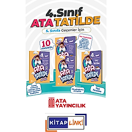 Ata Tatilde 4. sınıf Yaz Tatili Çalışma Kitapları Seti Ata Yayıncılık