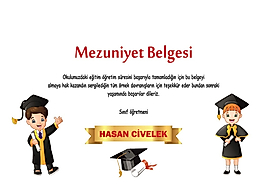 MEZUNİYET BELGESİ