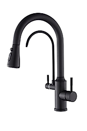 ARITMALI SPİRALLİ MUTFAK BATARYASI MODELLERİ SİYAH MAT