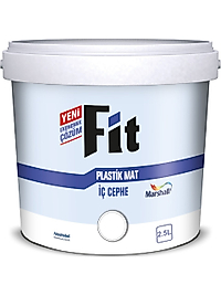 MARSHALL FİT PLASTİK BOYA TÜM RENKLER 2,5 LİTRE