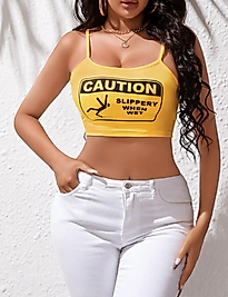 Dragron Grafik Desenli Cami Top