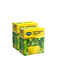 Fırsat Kapısı Akzer Zeytin Yapraklı & Isırgan Otu Otlu Karışık Bitki Çayı (2 Paket) (180 G - 120'LI Süzen Poşet)