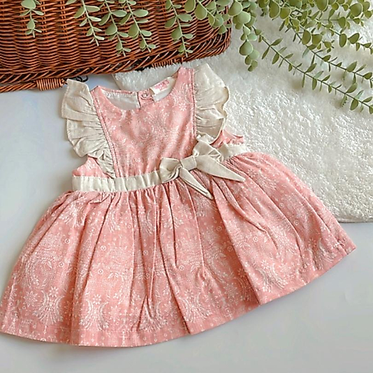 Vınt Botanical Kız Bebek Elbisesi