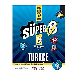 Nitelik Yayınları 8.Sınıf Türkçe (B) Süper Soru Yeni Nesil