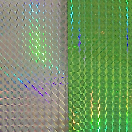 Yapışkanlı Hologram 25Cm 12Cm Maket Balık Kaşık Için 2 Adet