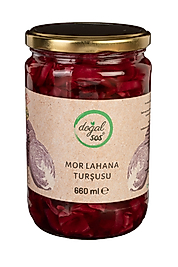 Fermente Mor Lahana Turşusu