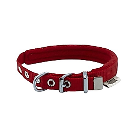 Doggie Polar Dokuma Kırmızı Boyun Tasması 2 x 30 - 35 cm