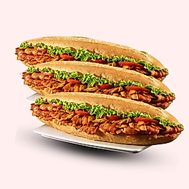 3'lü Tam Porsiyon Ekmek Arası Döner