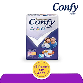 Confy Emici Külot Hasta Bezi Extra Büyük(XL) 22'li 6 Paket