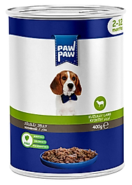 Pawpaw Jelly Kuzulu Yavru Köpek Konserve Maması 400 gr 24 Adet