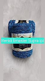 Supra İpi Ebruli Sİmli Düz Renkler 200gr