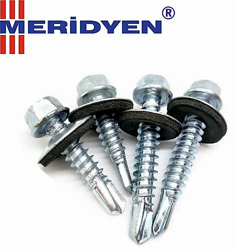 MERİDYEN TRAPEZ VİDASI PULLU AKILLI VİDA 5,5x60 MM ( 25 ADET )