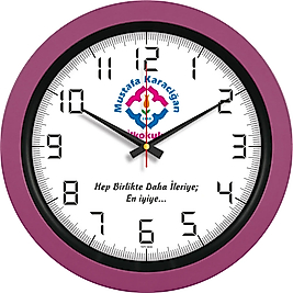 V30-346-FSY Plastik Duvar Saati