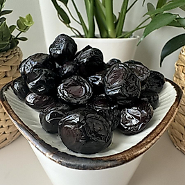 GEMLİĞİN İNCİSİ - GOLD  Siyah Zeytin_ AZ Tuzlu.  2 kg x 3 adet= 6kg