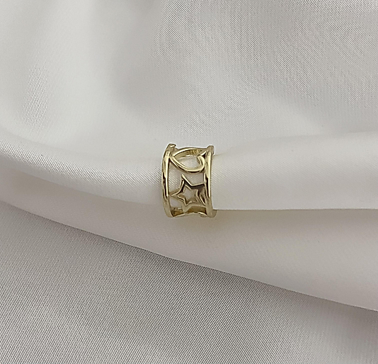 Gold Şekilli Ear Cuff