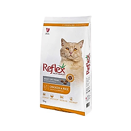 Reflex Tavuk Etli ve Pirinçli Yetişkin Kedi Maması 15 kg
