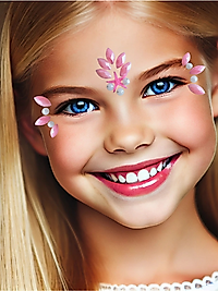 Parlak yüz taşı seti