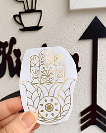 Hamsa Folyo Sticker 6 cm