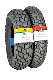 TDT TYRES 120/90-10 VE 90/90-12 TL (TUBELESS - DUBLEKS) LASTİK TAKIMI URBANHT