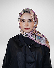 Spring Eşarp Pastel Çiçek Desenli