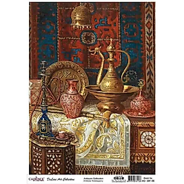 CADENCE DELUXE ART ANTİKALAR PİRİNÇ DEKOPAJ MODEL AC-007 (60X85)