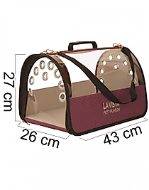 Lavista Şeffaf Lux Flybag Taşıma Çantası 43*26*27cm