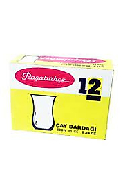 PAŞABAHÇE SARI KAHVECİ 12 Lİ ÇAY BARDAĞI 6LI PAKET